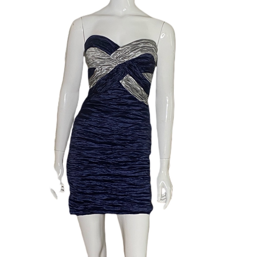 BCBGMaxAzria Ruched Cocktail Dress